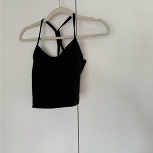 Beyond Yoga Spacedye Black Cropped Tank